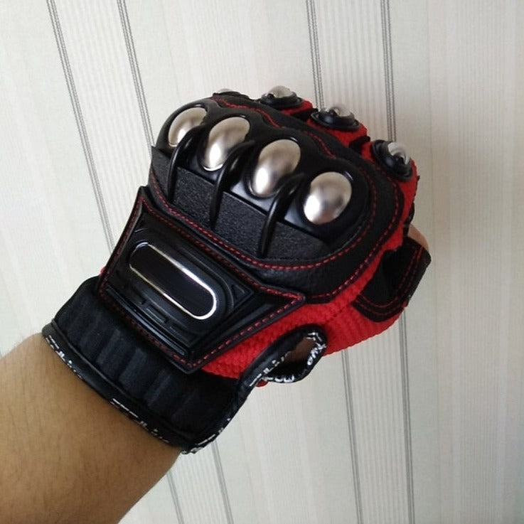 Rugged Bike Protective Riding Gloves - Pexav