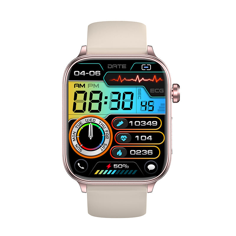 Slim Fitness Smart Watch with ECG and Heart Monitor