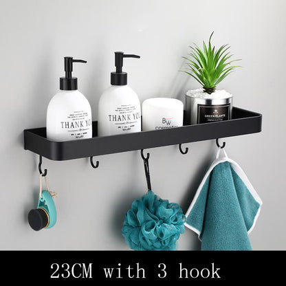 Sleek Metal Wall Storage Shelf