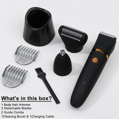 Men's 3-in-1 Electric Body Trimmer