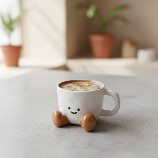 Funny Smiling Face Coffee Mug - Pexav