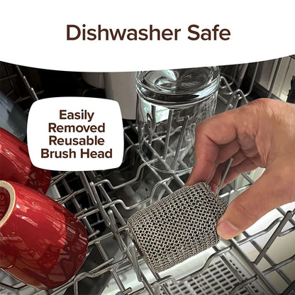 Easy Grill Brush Cleaner, LED Light & Fast Rotation