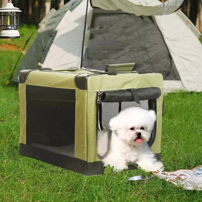 Compact Collapsible Pet Dog Cage