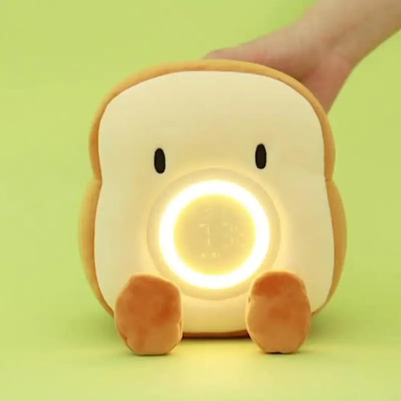 Cuddly Nightlight Alarm Clock Toy - Pexav