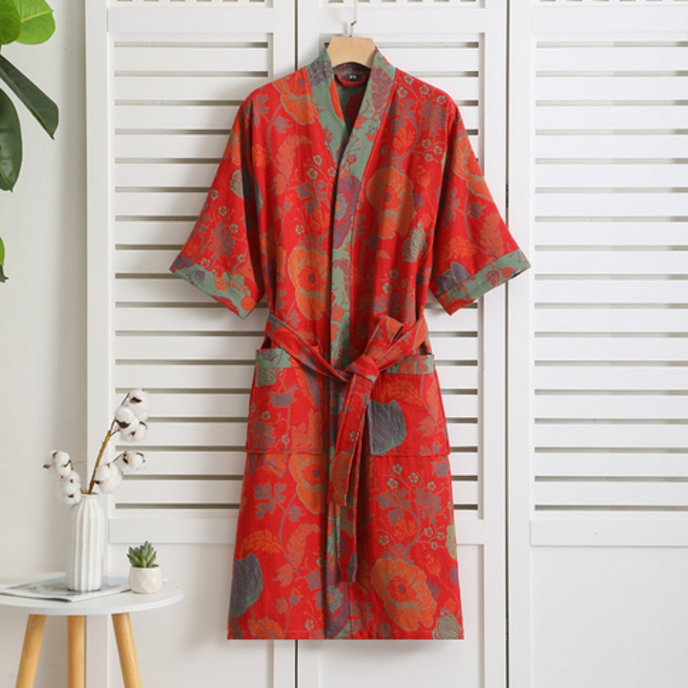 Soft Plush Bathrobe with Classic Style