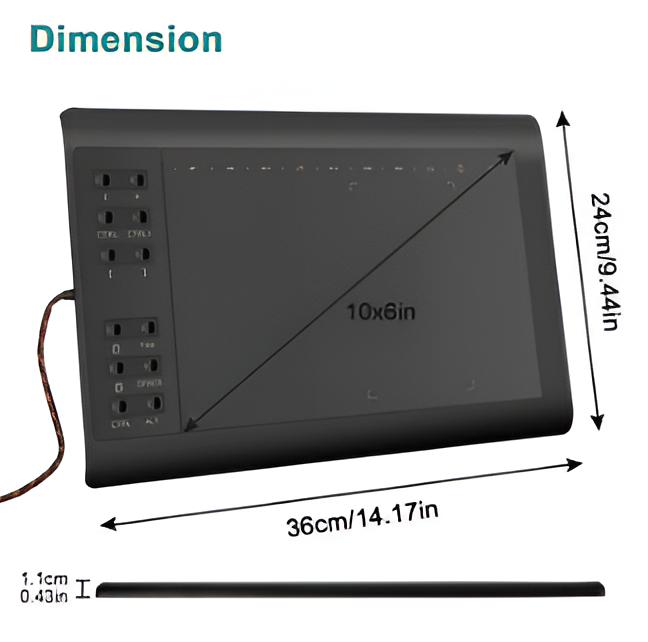 Artistic Drawing Tablet Digital Art Pad