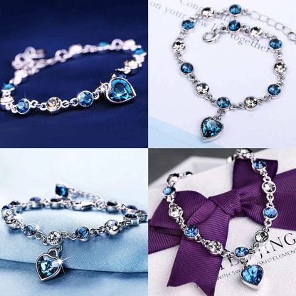 Sparkling Sea Crystal Jewelry Bracelet