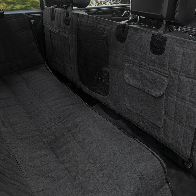 Durable Pet Car Seat Protector with Breathable Mesh