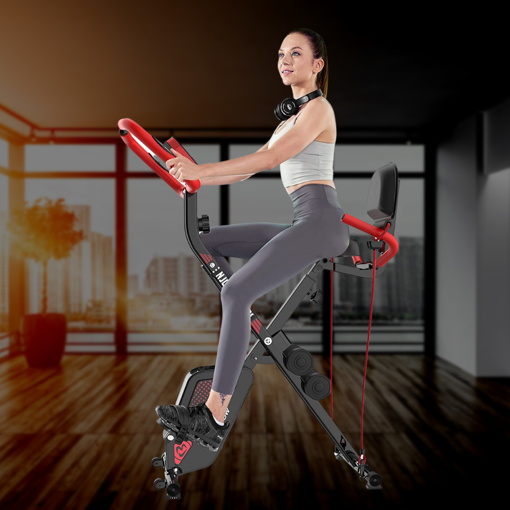 Compact Home Recumbent Exercise Cycle Bike - Pexav