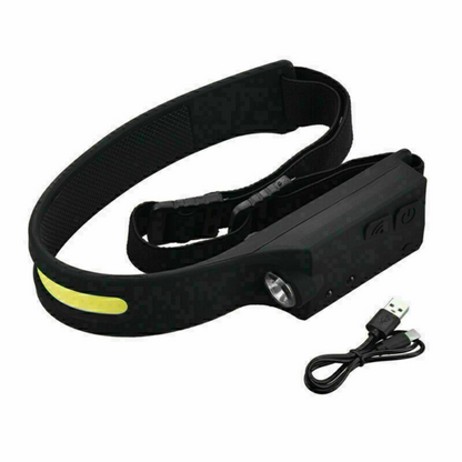 Waterproof LED Motion Headlamp for Running and Hiking