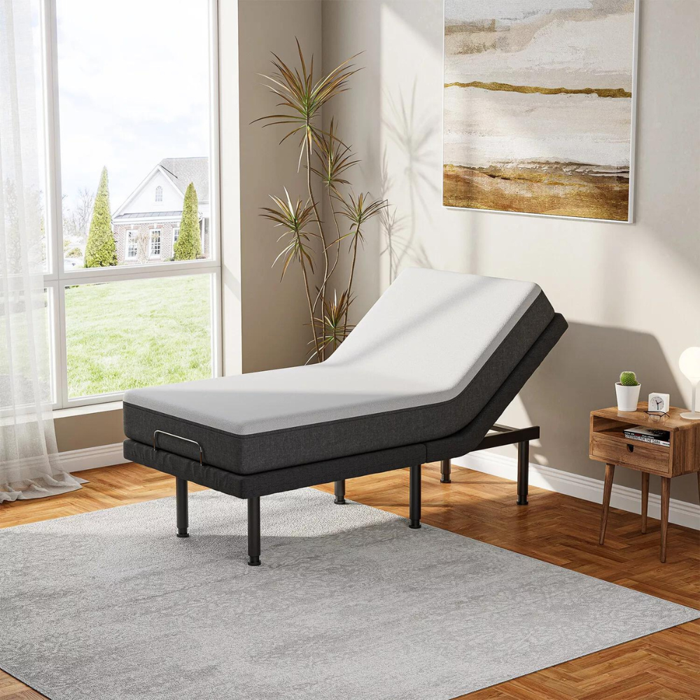 Comfortable Electric Adjustable Bed Frame with Remote Control