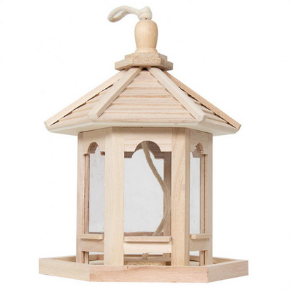 Clear Glass Backyard Bird Feeder