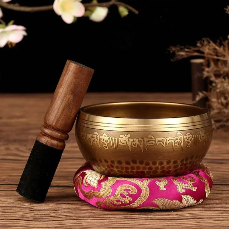 Authentic Tibetan Sound Healing Bowl Set for Meditation - Pexav