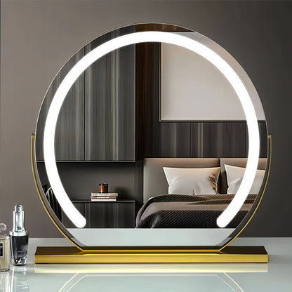 Smart LED Vanity Mirror with Touch Control & Rotation