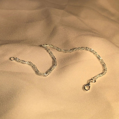 Sparkling Silver Cuff Bracelet