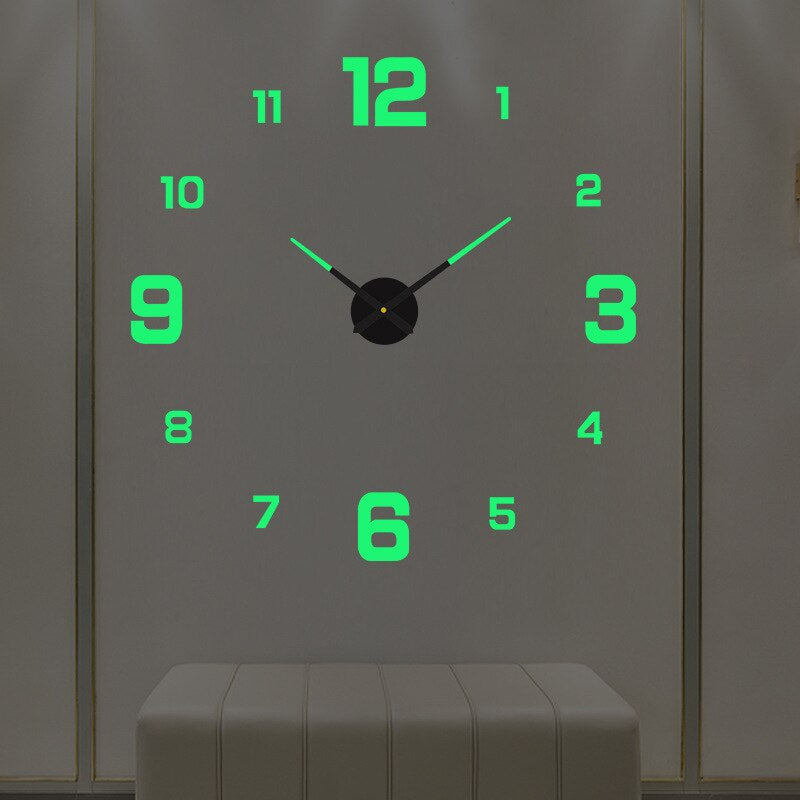 Large Decorative Round Wall Clock