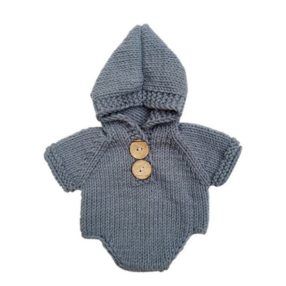 Adorable Baby Knit Jumpsuit Outfit