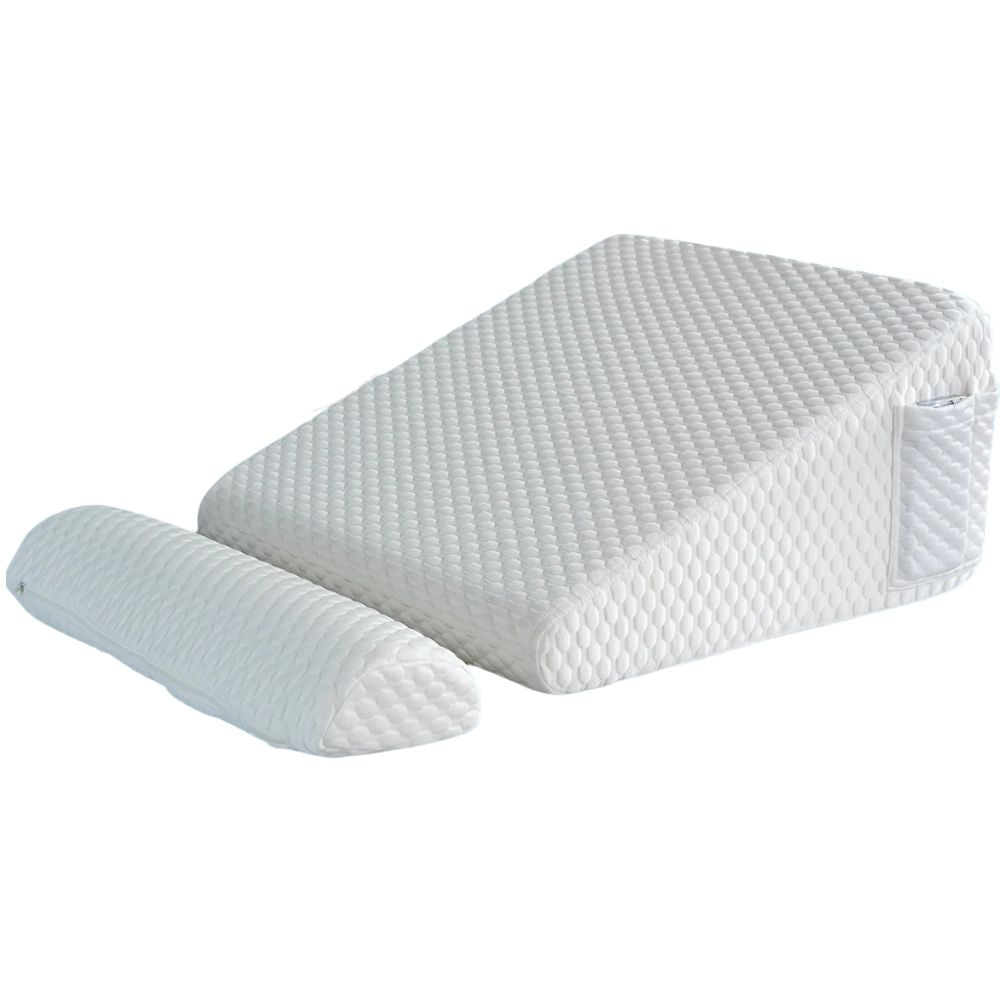 Comfortable Foam Bed Wedge Pillow for Acid Reflux Relief