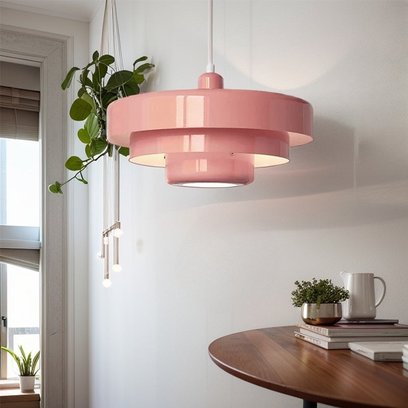Vintage 3 Tier Metal Pendant Lamp - Pexav