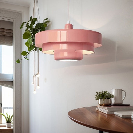 Vintage 3 Tier Metal Pendant Lamp - Pexav
