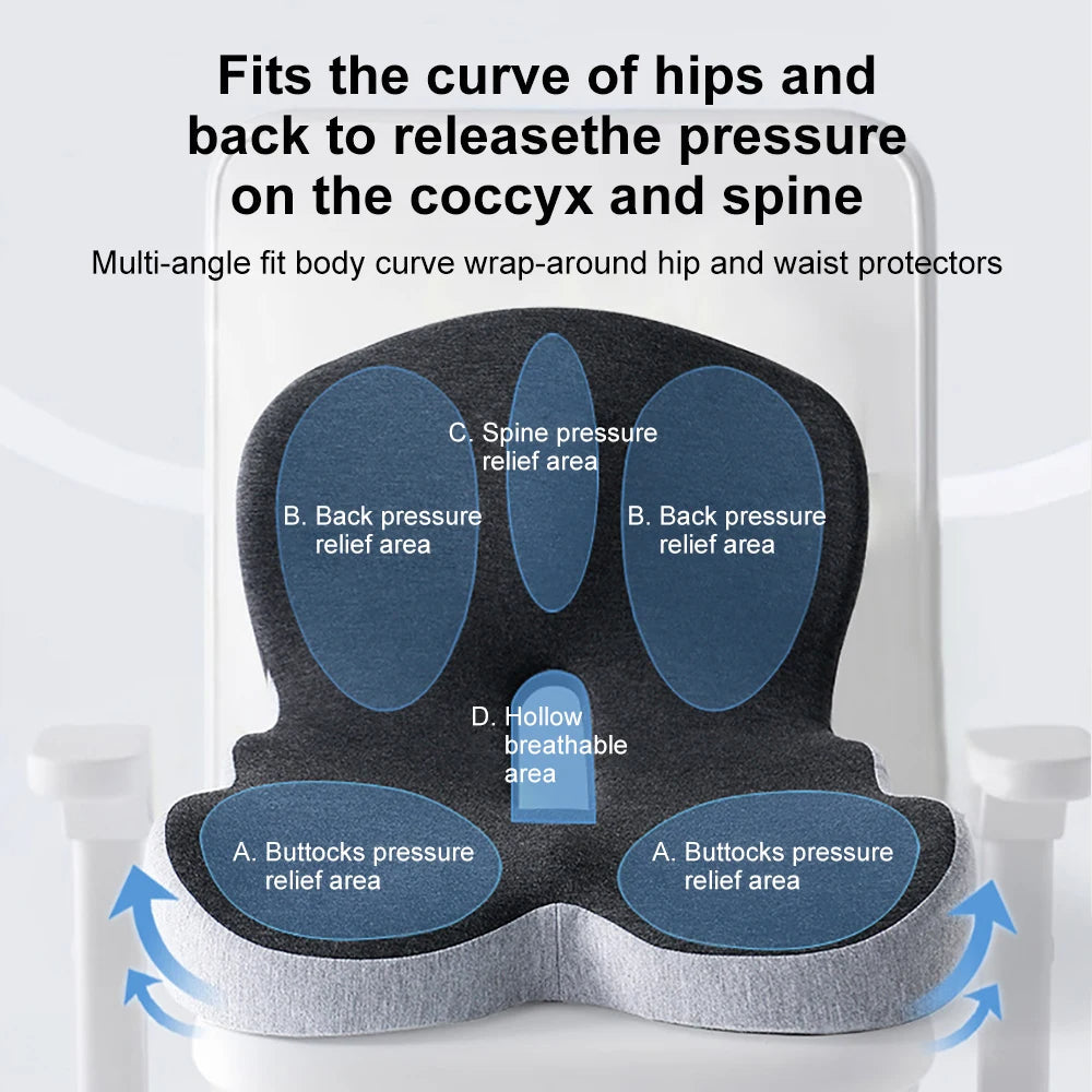 Comfortable Back Support Cushion for Chairs