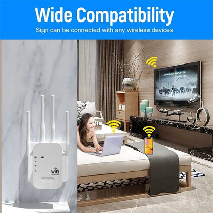 Strong WiFi Signal Amplifier for Fast Internet Connection
