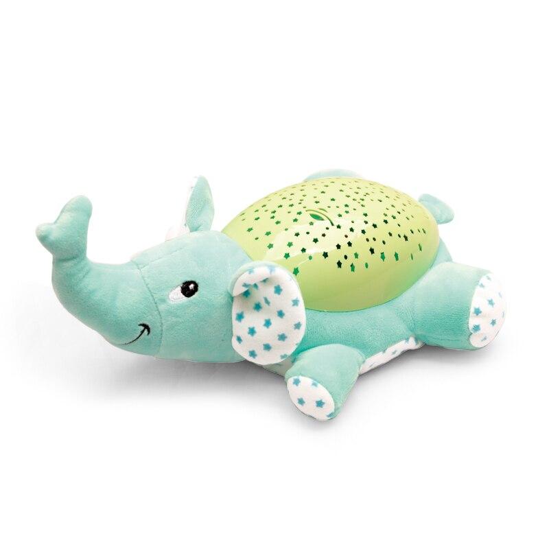 Soft Baby Night Light Plush Toy With Music Projector