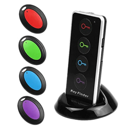 Smart Tracker for Keys Wallet and Phone with LED Remote