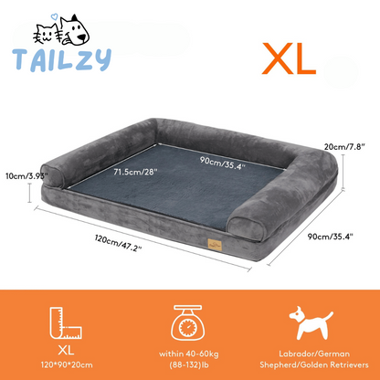 Comfortable Pet Sofa Bed with Removable Washable Cover