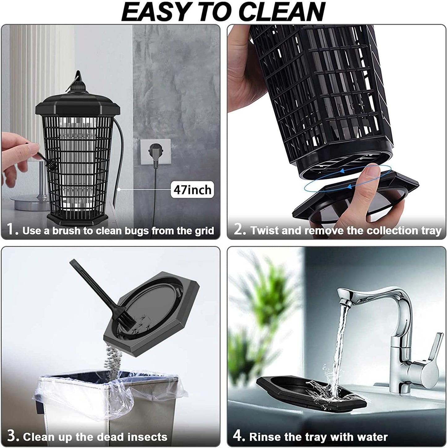 Effective Indoor Outdoor Bug Zapper Lamp