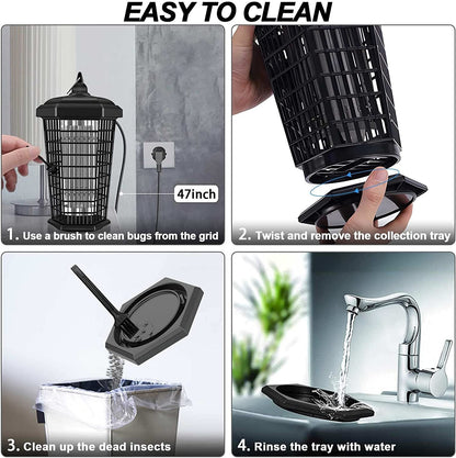 Effective Indoor Outdoor Bug Zapper Lamp