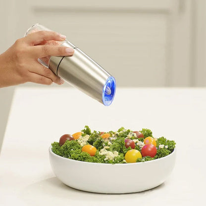 Automatic Battery Powered Pepper Grinder with LED Light