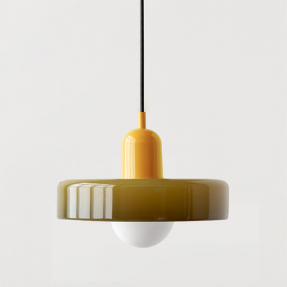 Stylish Glass Pendant Light Colorful Hanging Ceiling Lamp