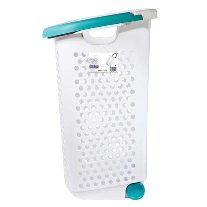 Big Wheel Laundry Hamper Cart Basket