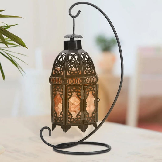 Rustic Metal Himalayan Desk Lamp - Pexav