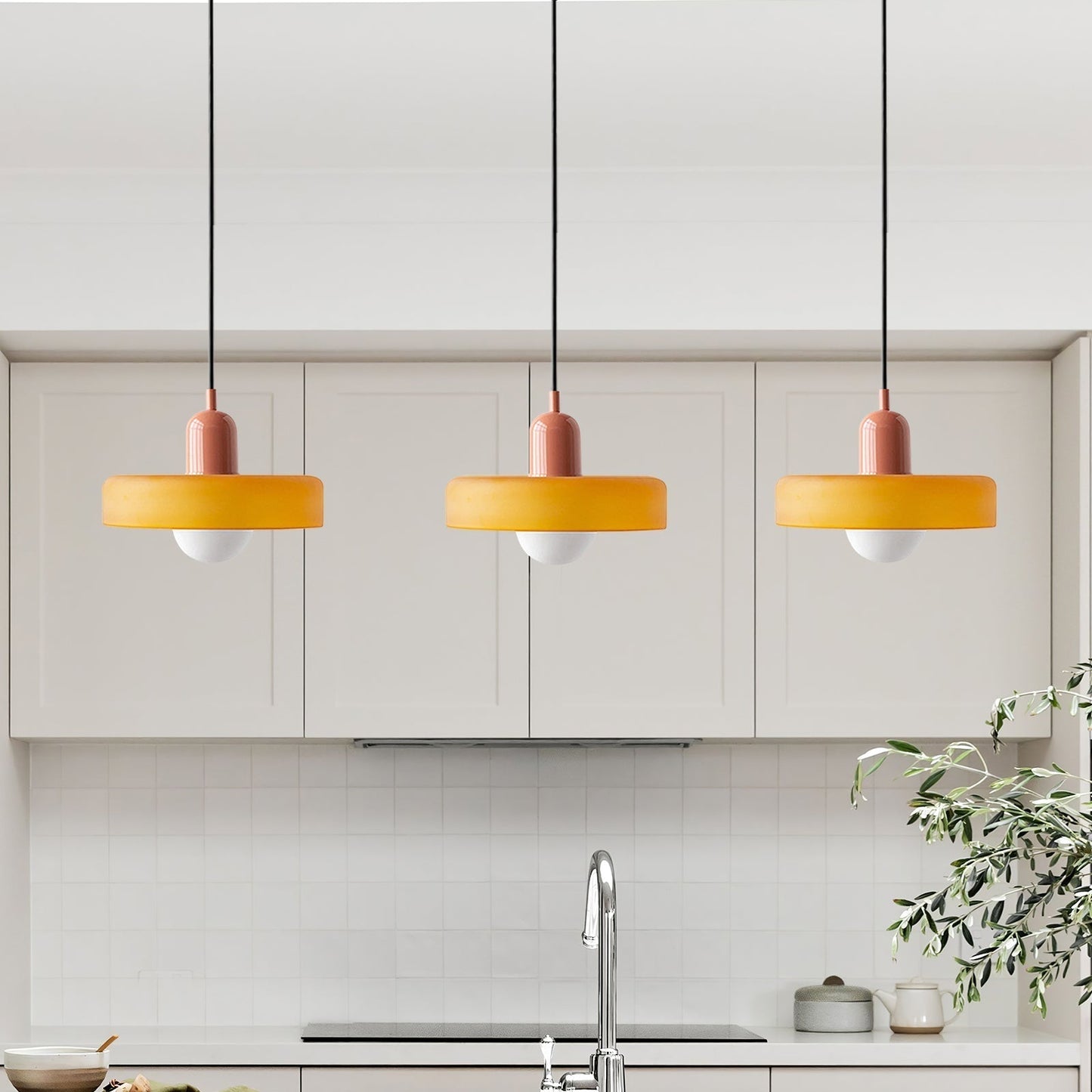 Stylish Glass Hanging Lamp Fixture