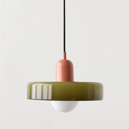 Stylish Glass Hanging Lamp Fixture
