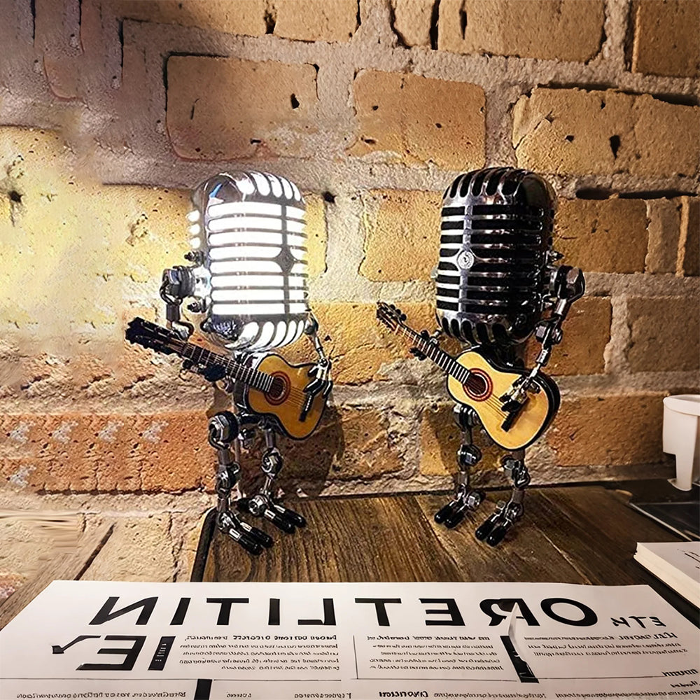 Robot Lamp with Guitar