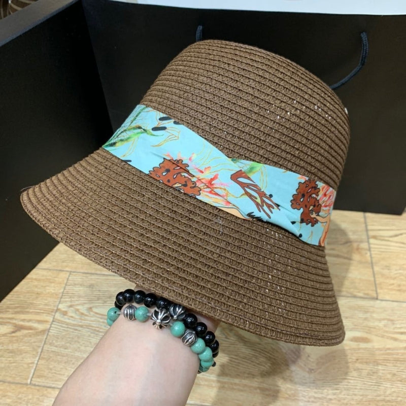Women's Wide Brim Sun Hat with Bow