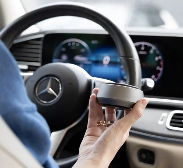 Compact Car Air Freshener with Automatic Spray