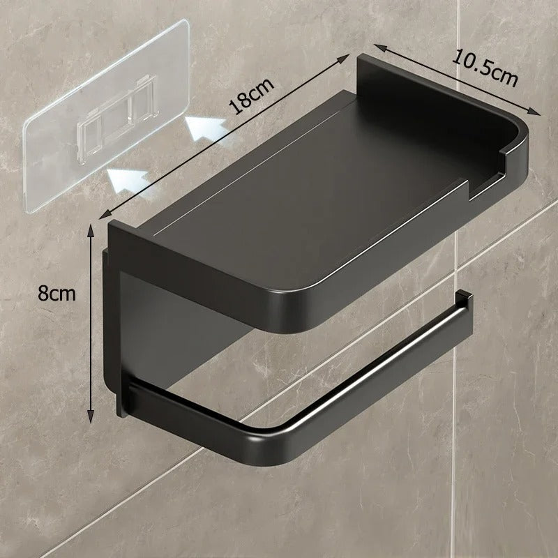 Space Saving Bathroom Tissue Holder