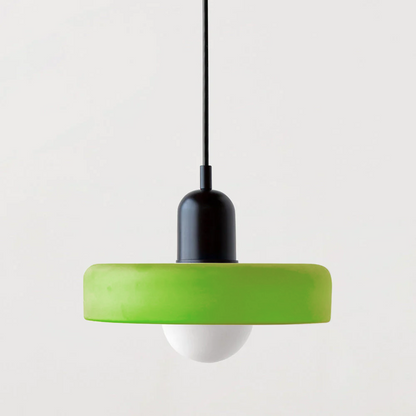 Stylish Glass Pendant Light Colorful Hanging Ceiling Lamp