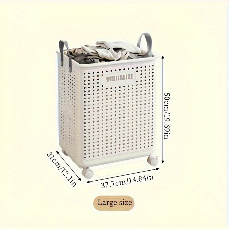 Collapsible Mobile Laundry Basket