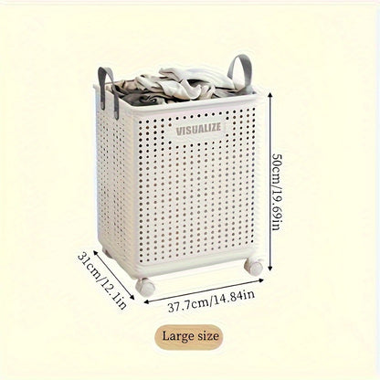 Collapsible Mobile Laundry Basket