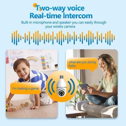 Smart Home Security Camera with Night Vision & Alexa