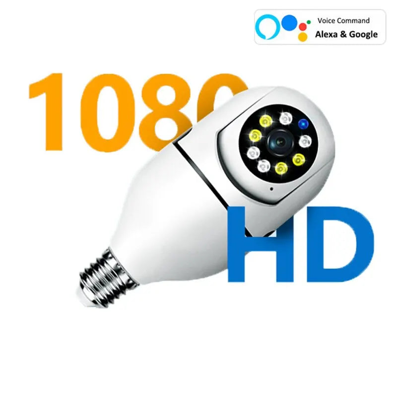 Smart Home Security Camera with Night Vision & Alexa