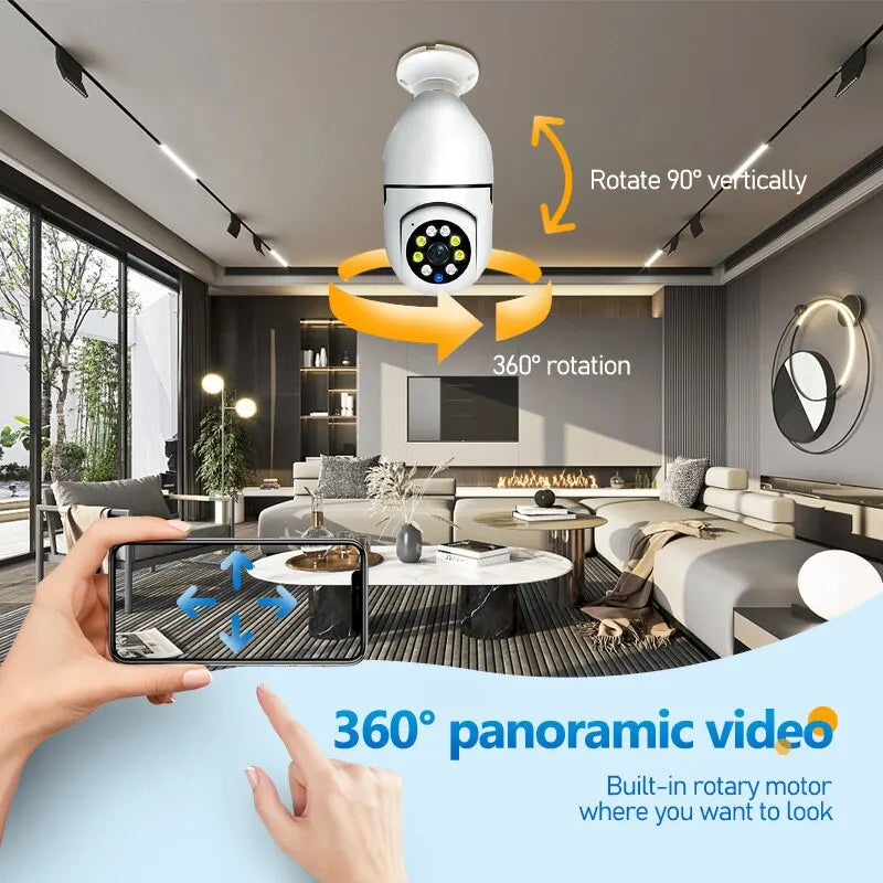 Smart Home Security Camera with Night Vision & Alexa