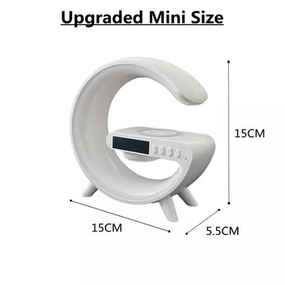 Wireless Charging Sound Lamp with Bluetooth Speaker & Clock