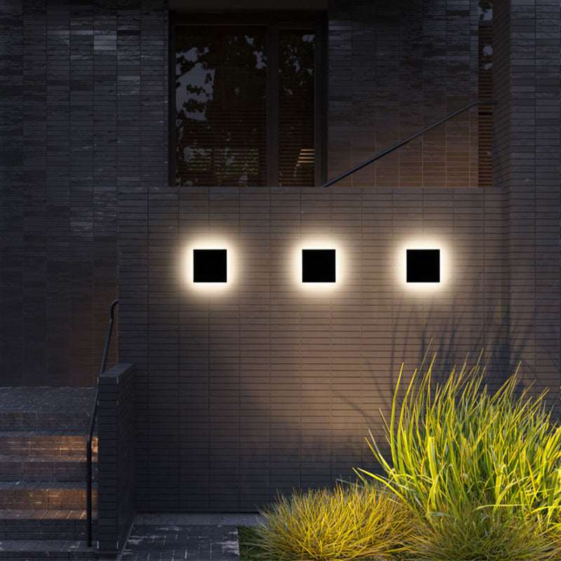 Bright Outdoor LED Wall Sconce Up Down Light Fixture