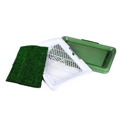Portable Pet Training Pad with Artificial Turf